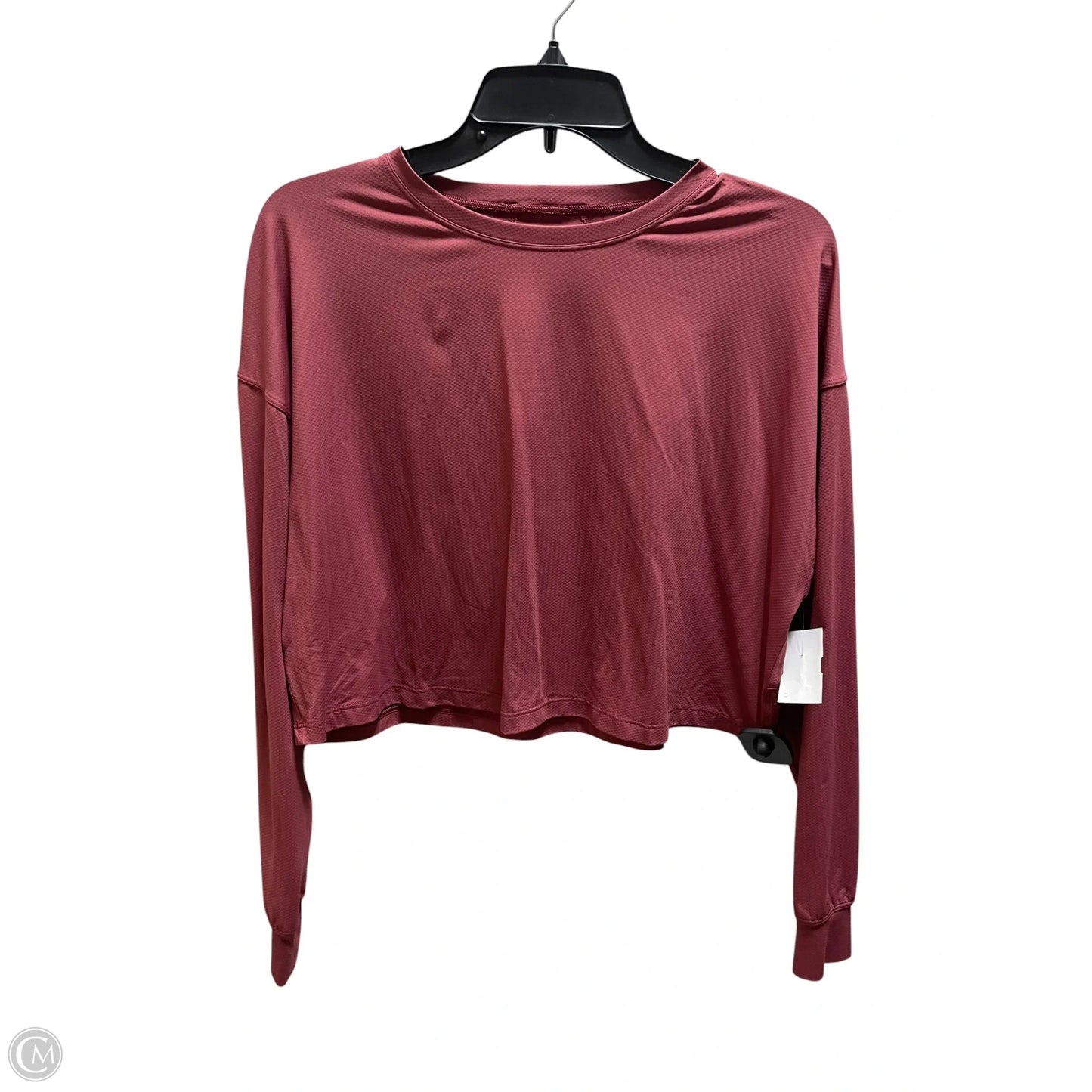 Top Long Sleeve By Lululemon In Red, Size: L
