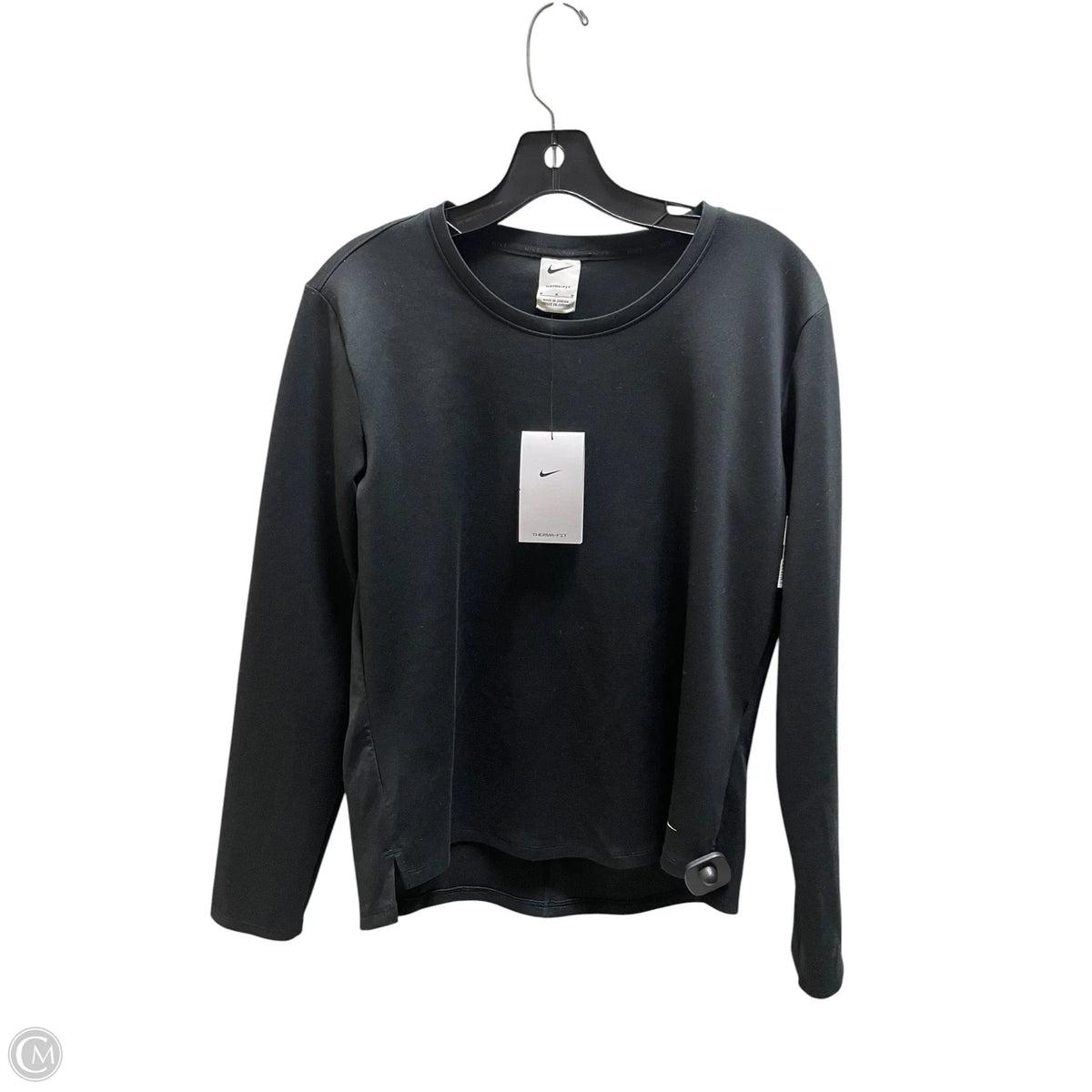 Top Long Sleeve By Nike In Black, Size: M