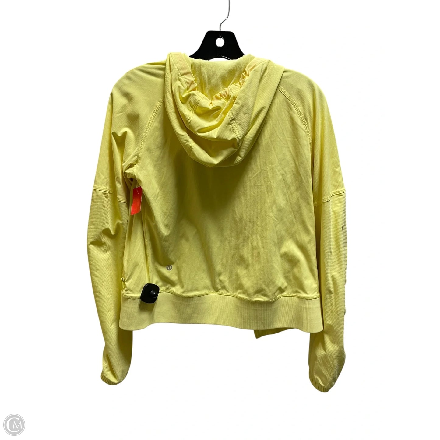 Athletic Jacket By Lululemon In Yellow, Size: 4