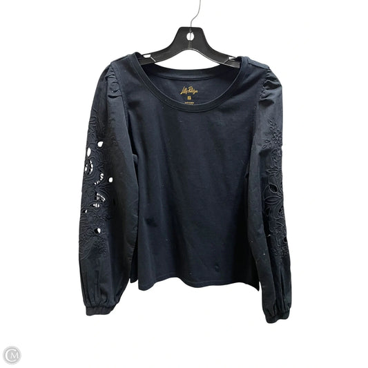 Top Long Sleeve Designer By Lilly Pulitzer In Black, Size: M