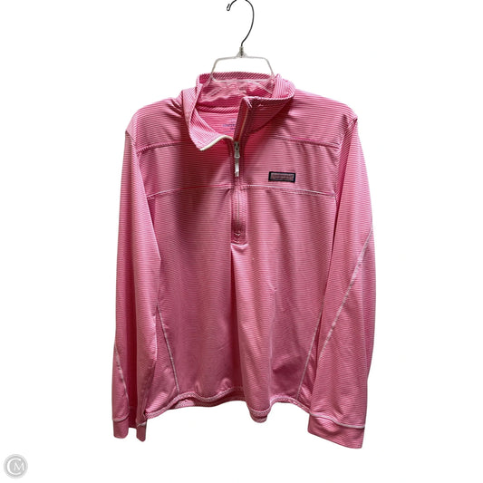 Athletic Jacket By Vineyard Vines In Pink, Size: Xl