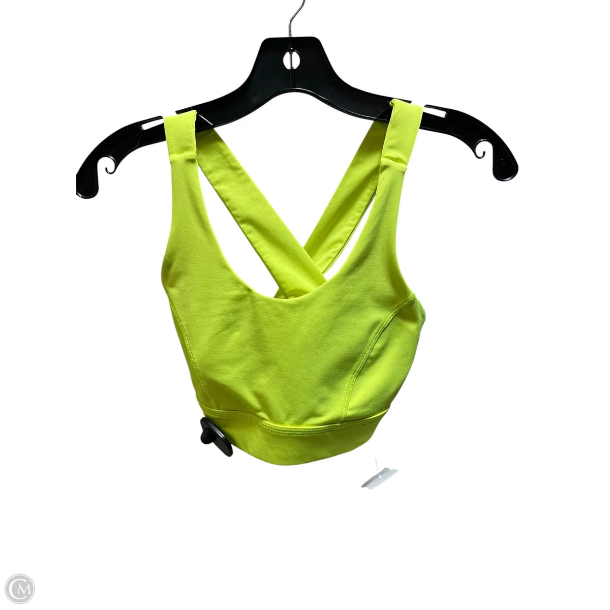 Athletic Bra By Lululemon In Yellow, Size: 4