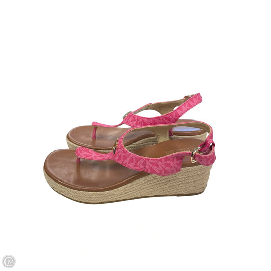Shoes Designer By Michael Kors In Pink, Size: 8.5