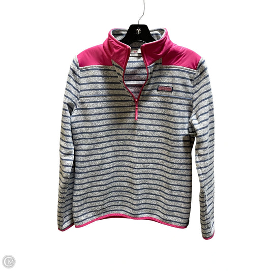 Sweatshirt Collar By Vineyard Vines In Striped Pattern, Size: Xs