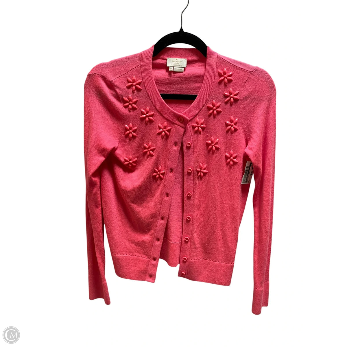 Cardigan Designer By Kate Spade In Pink, Size: Xs