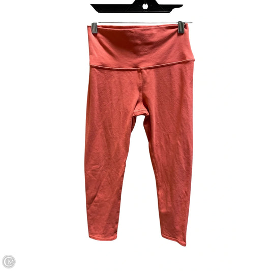 Athletic Leggings By Alo In Pink, Size: S
