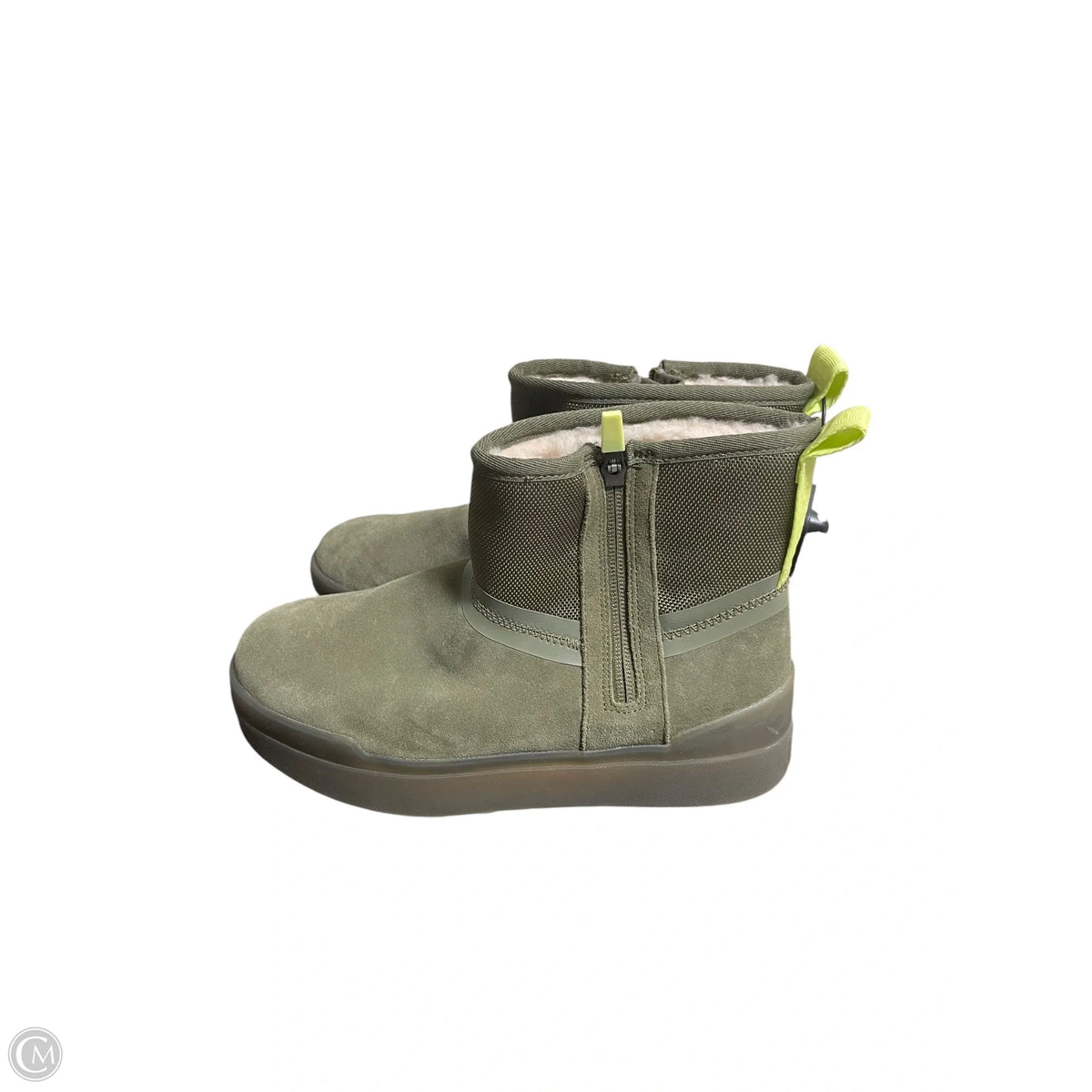 Boots Designer By Ugg In Green, Size: 7