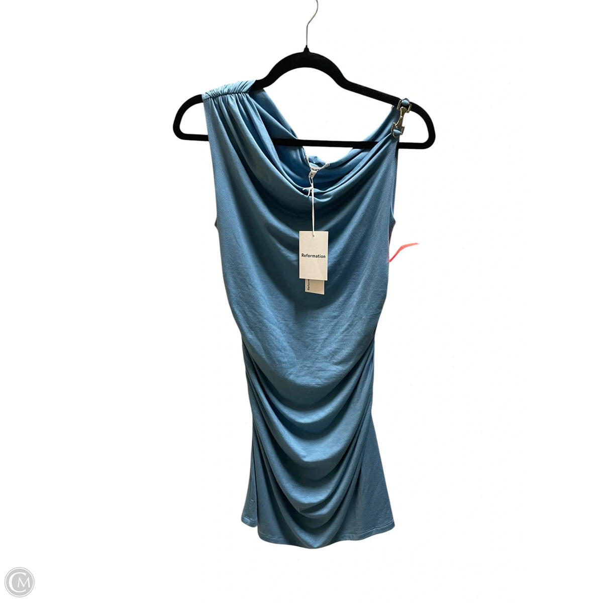 Dress Casual Midi By Reformation In Blue, Size: M