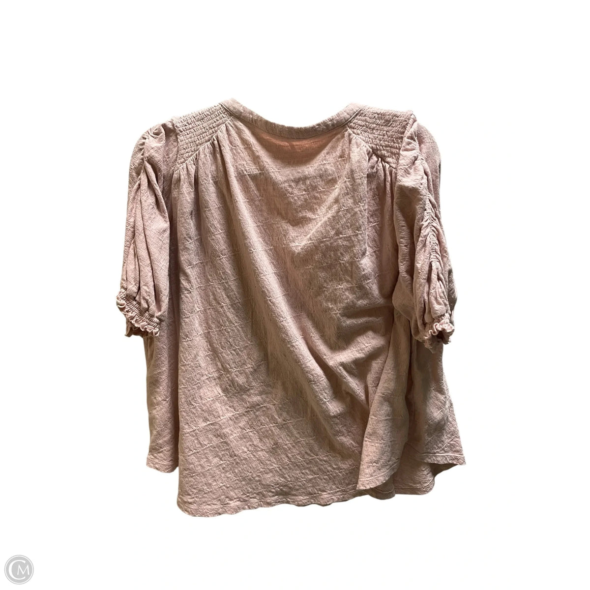 Top Short Sleeve By Free People In Pink, Size: M