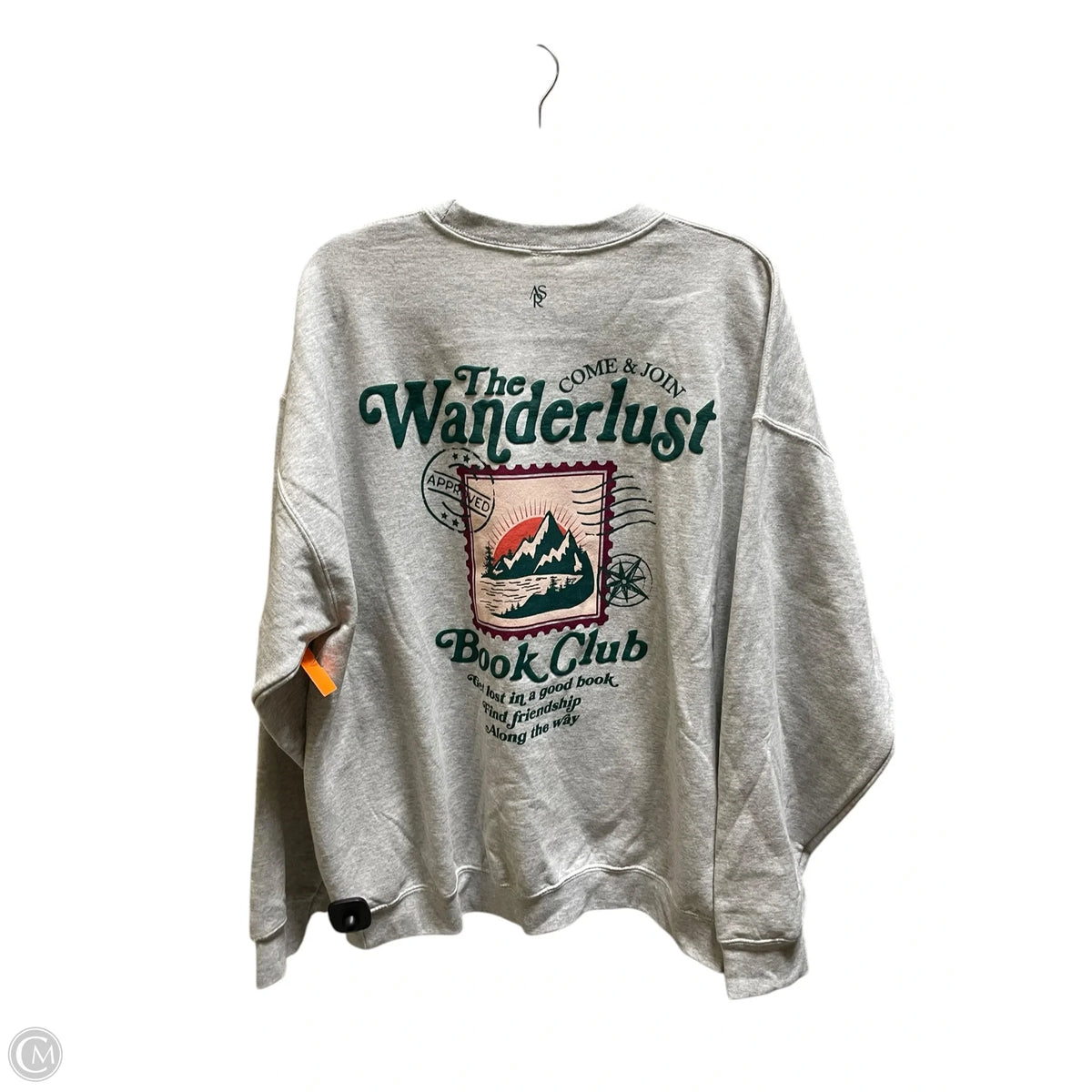 Sweatshirt Crewneck By As Revival In Grey, Size: Xl