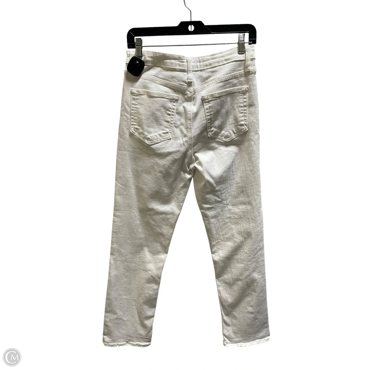 Jeans Wide Leg By Just Black In White, Size: 10