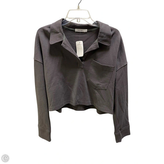 Top Long Sleeve By Mod Ref In Grey, Size: L