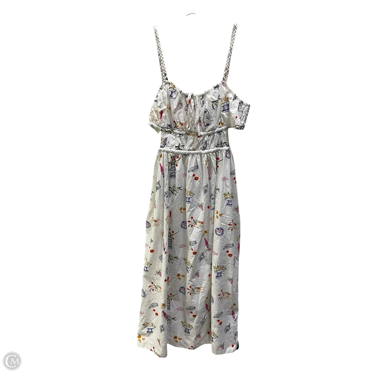 Dress Casual Maxi By Madewell In White, Size: M