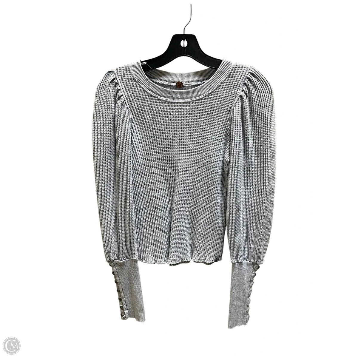 Top Long Sleeve By Free People In Blue, Size: S