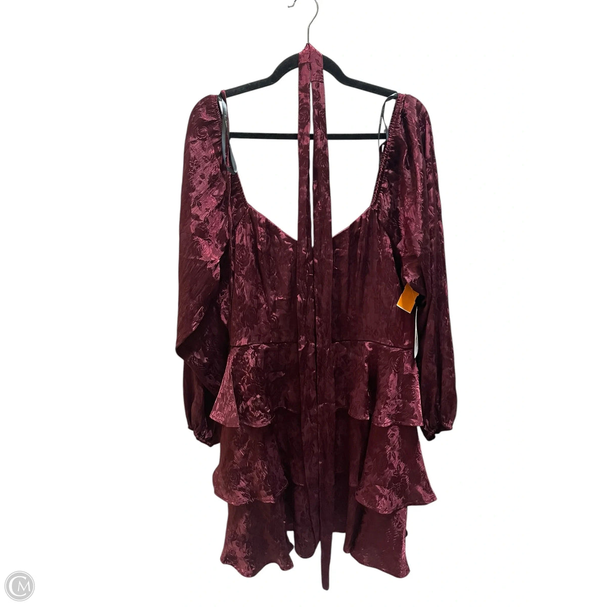 Dress Casual Short By Arula In Maroon, Size: 1x