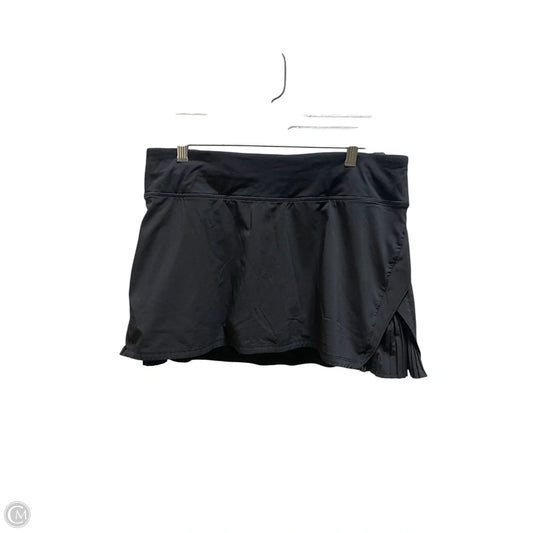 Athletic Skirt By Lululemon In Black, Size: 10