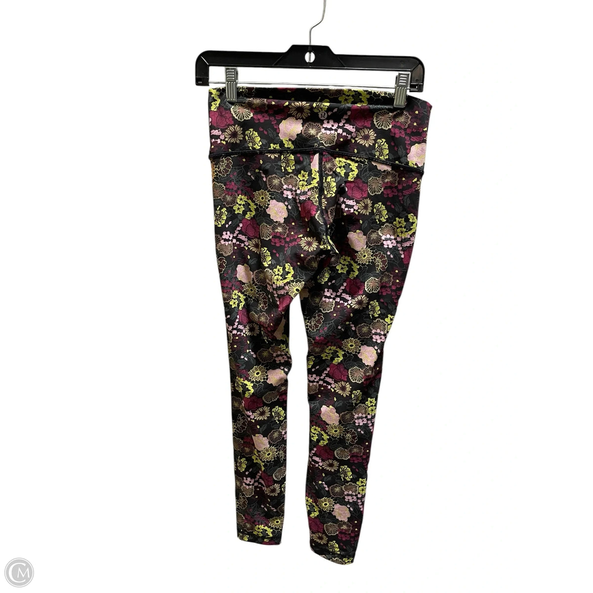 Athletic Leggings By Lululemon In Floral Print, Size: 8