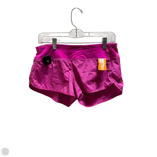 Athletic Shorts By Lululemon In Pink, Size: 6