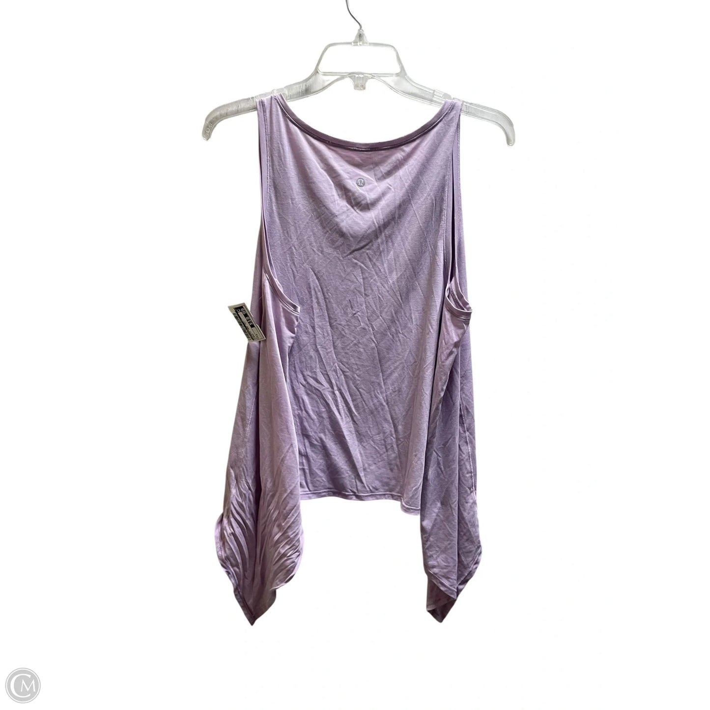 Athletic Tank Top By Lululemon In Purple, Size: M