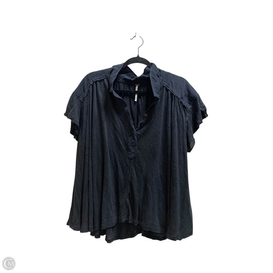 Top Long Sleeve By Free People In Black, Size: M