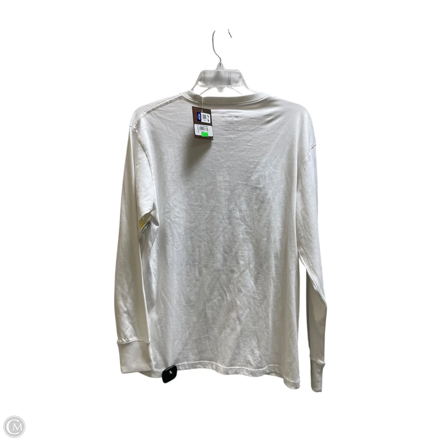 Top Long Sleeve By Clothes Mentor In White, Size: S