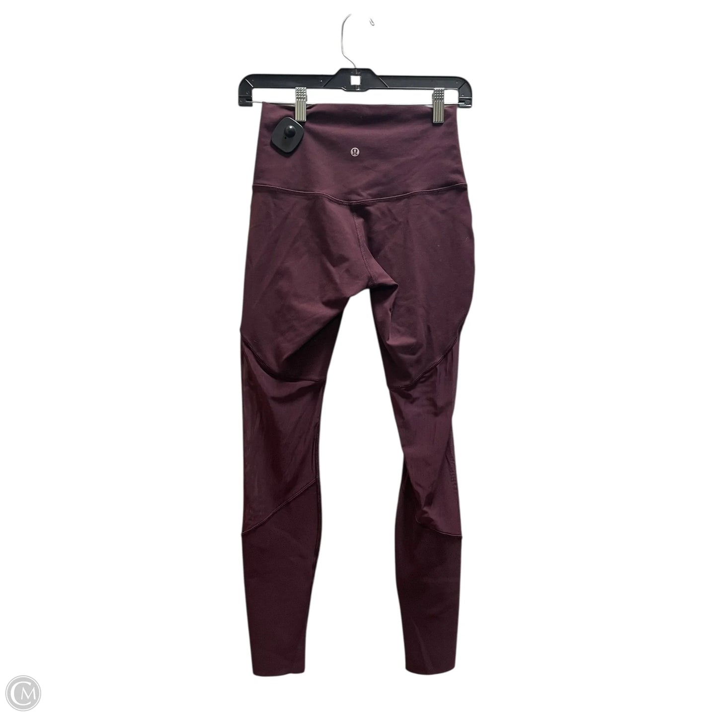 Athletic Leggings By Lululemon In Maroon, Size: 6