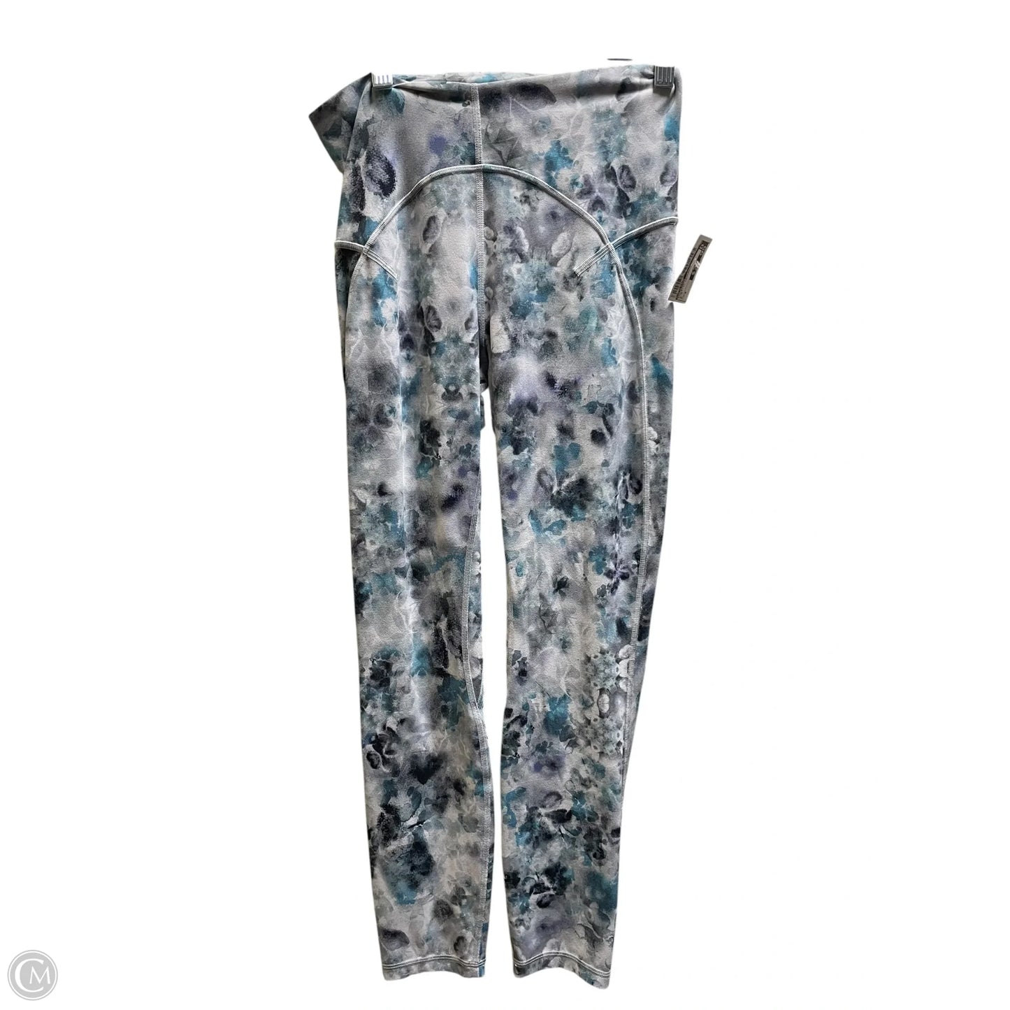 Athletic Leggings By Lululemon In Blue, Size: 8