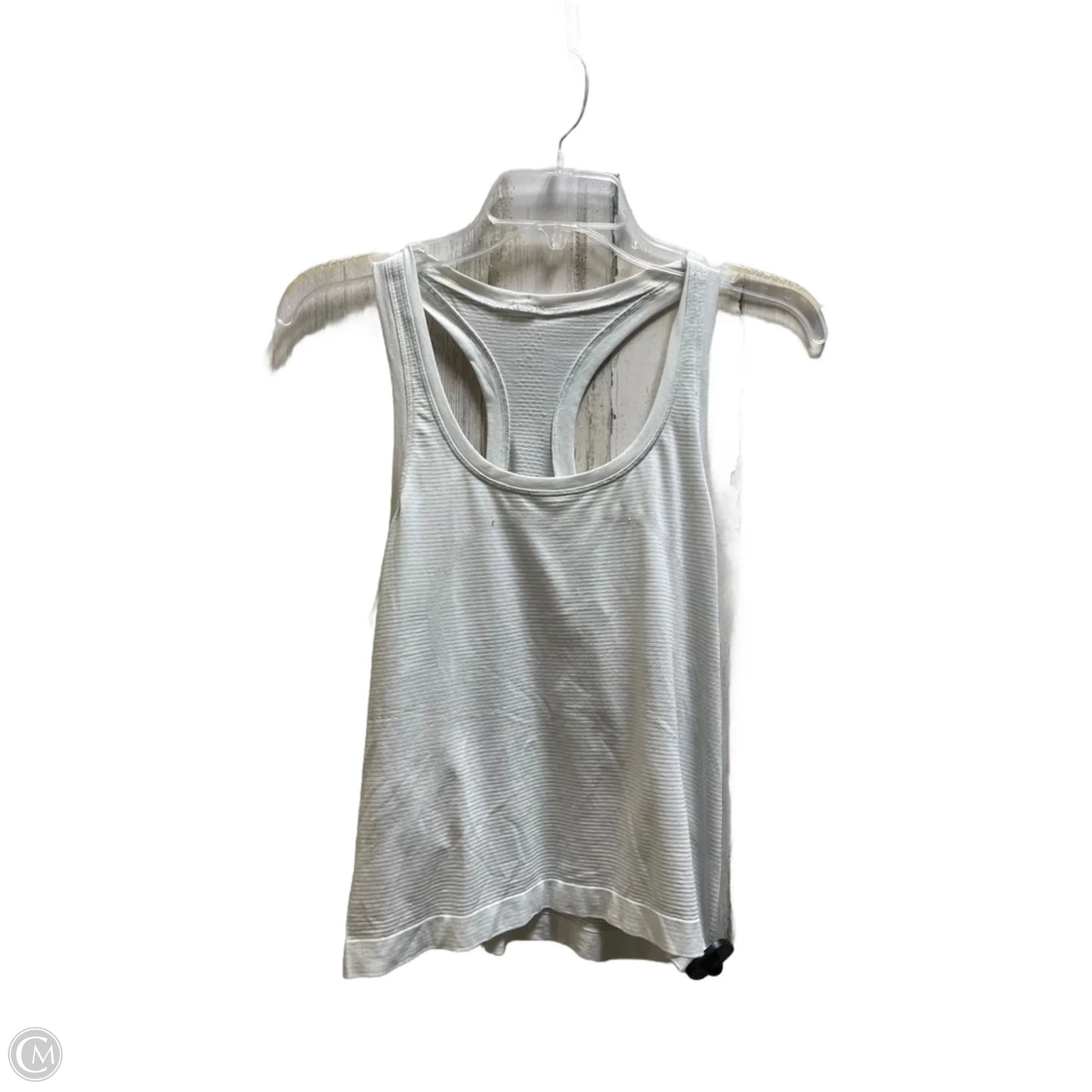 Athletic Tank Top By Lululemon In White, Size: 6