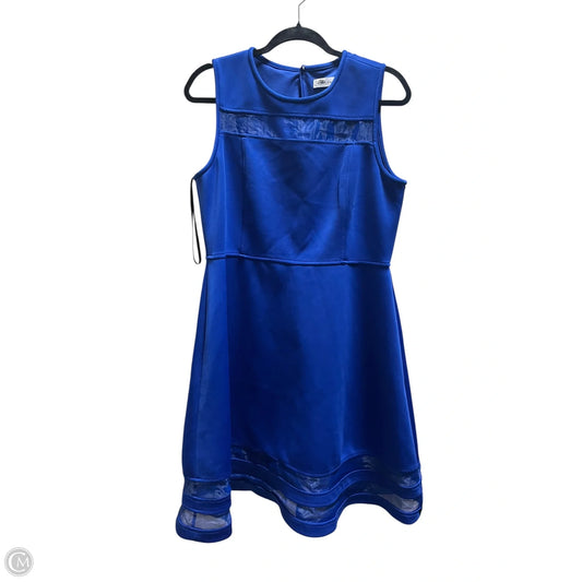 Dress Party Short By Calvin Klein In Blue, Size: 12