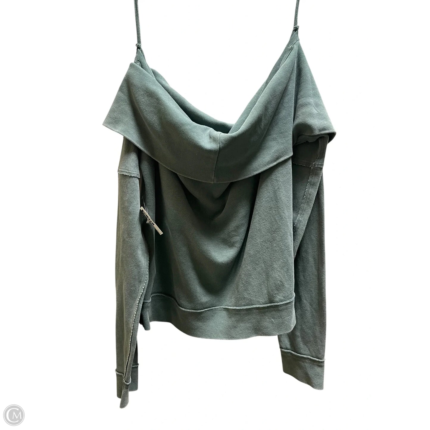 Top Long Sleeve By Free People In Green, Size: M