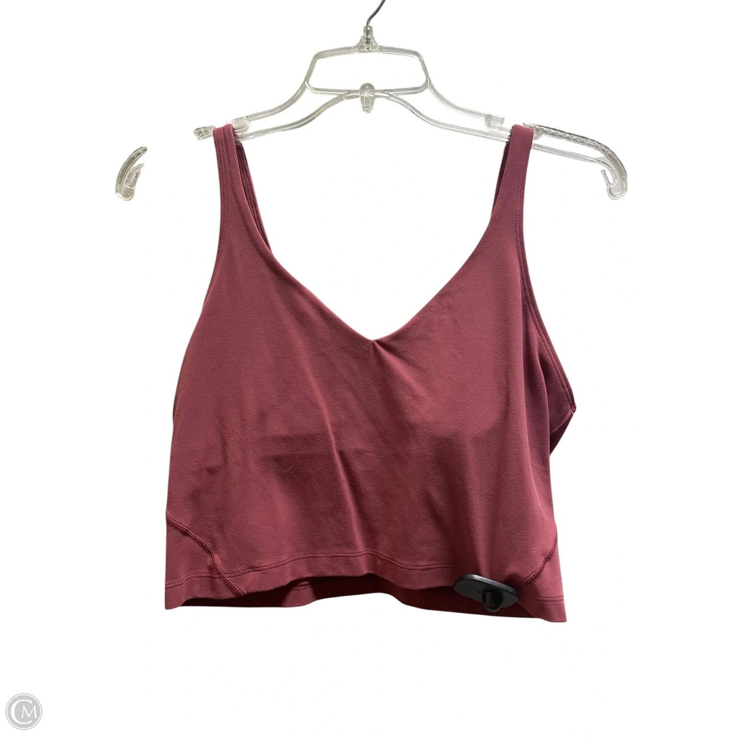 Athletic Tank Top By Lululemon In Red, Size: 10