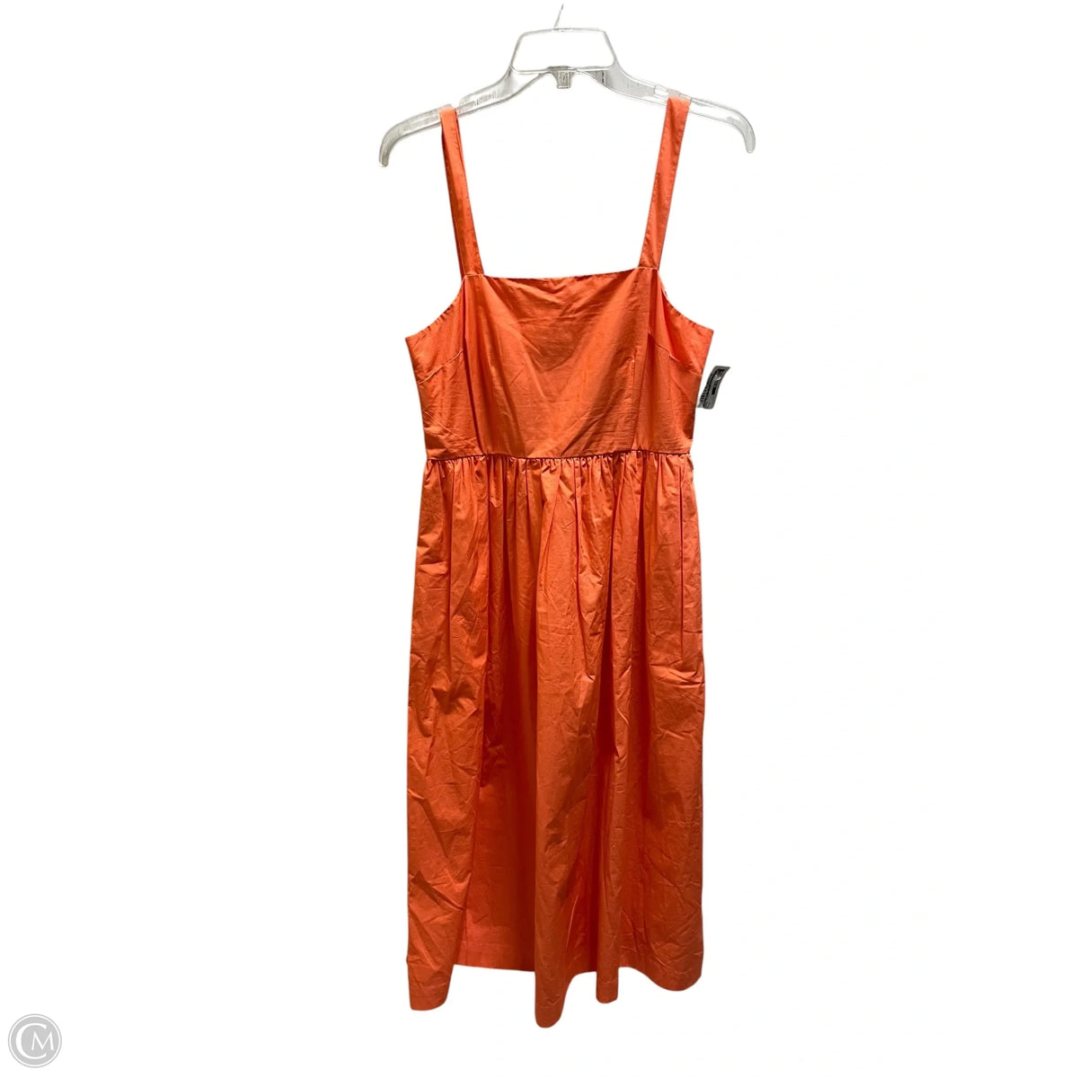 Dress Casual Midi By A New Day In Orange, Size: S