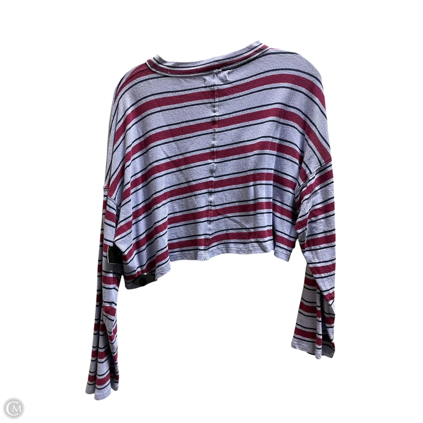Top Long Sleeve By We The Free In Striped Pattern, Size: Xs