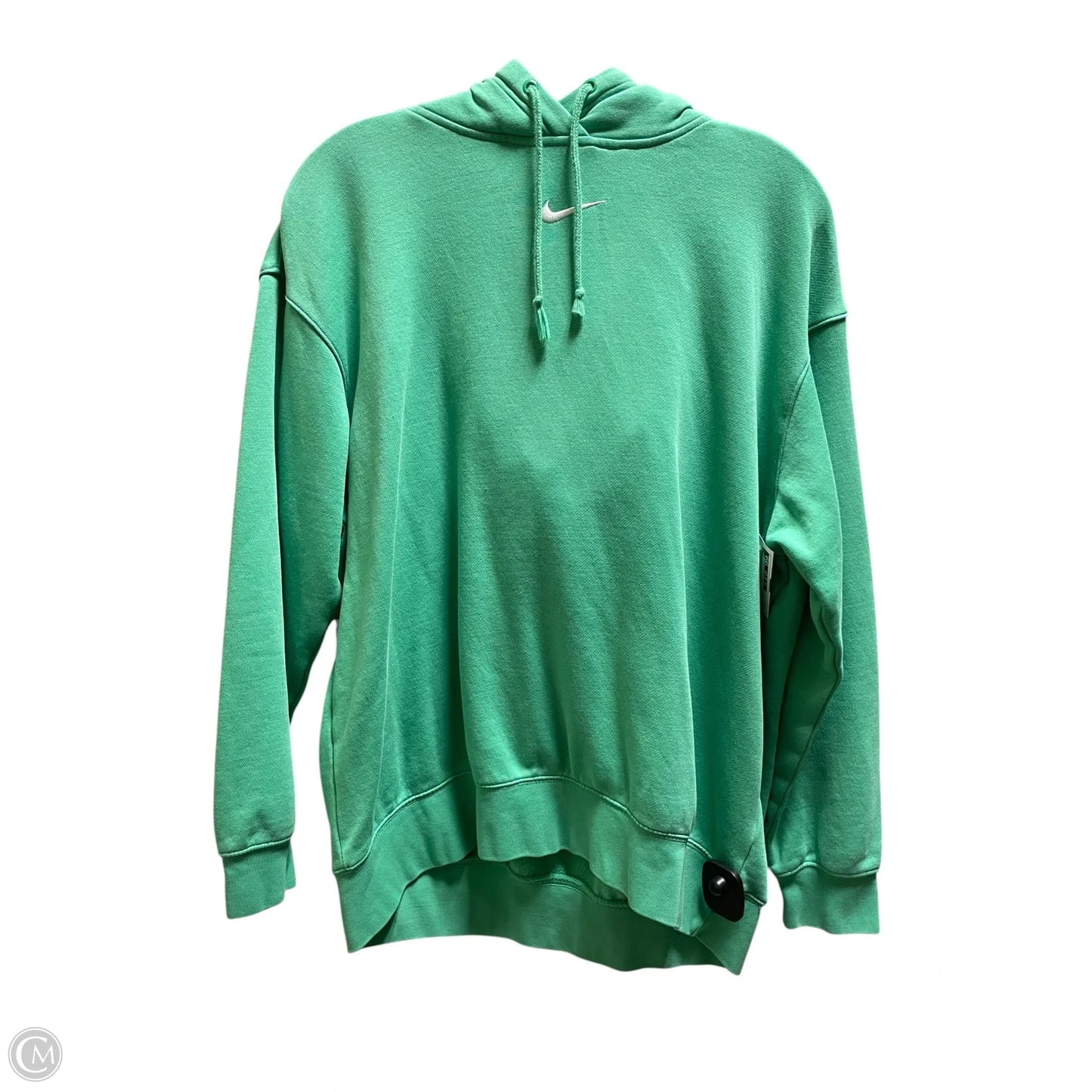 Sweatshirt Hoodie By Nike In Green, Size: S