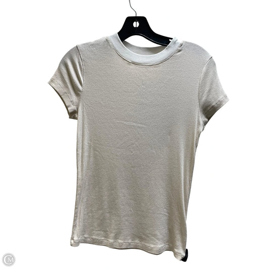 Top Short Sleeve By A New Day In Tan, Size: S