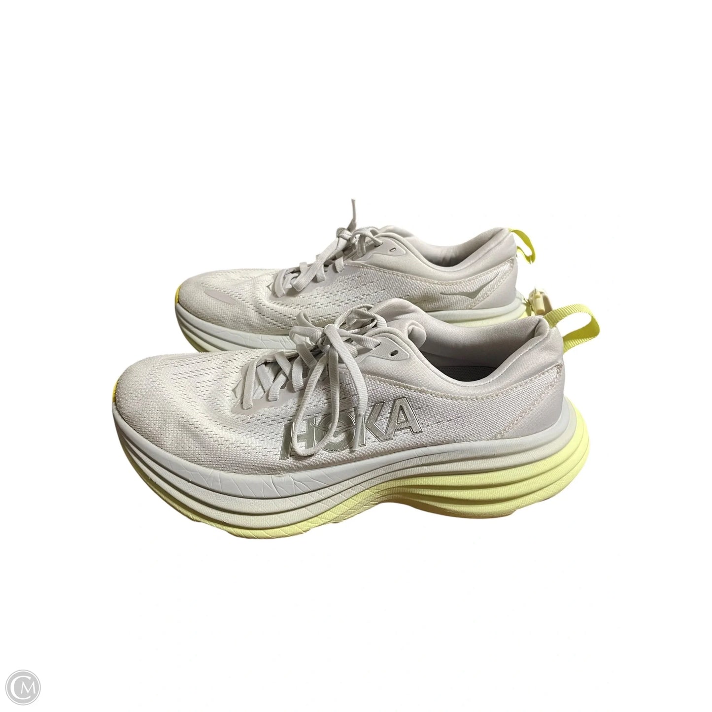 Shoes Athletic By Hoka In Yellow, Size: 7.5