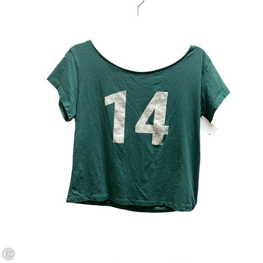 Top Short Sleeve By Wild Fable In Green, Size: S