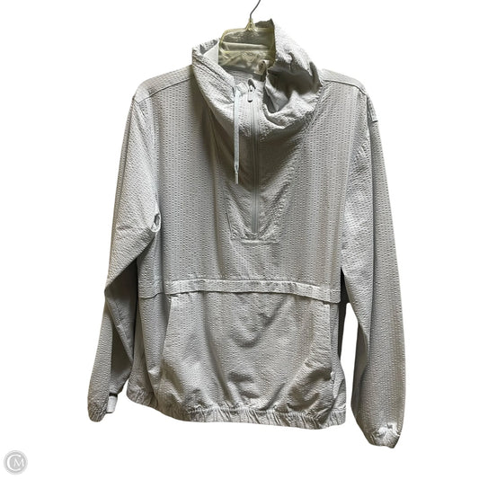 Athletic Jacket By Lululemon In Blue, Size: 10