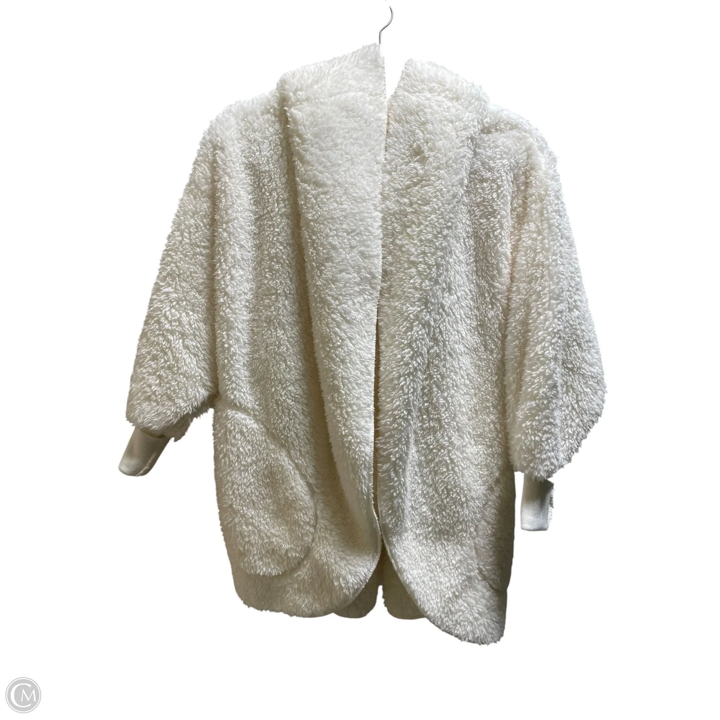 Sweater Cardigan By Clothes Mentor In White, Size: Osfm