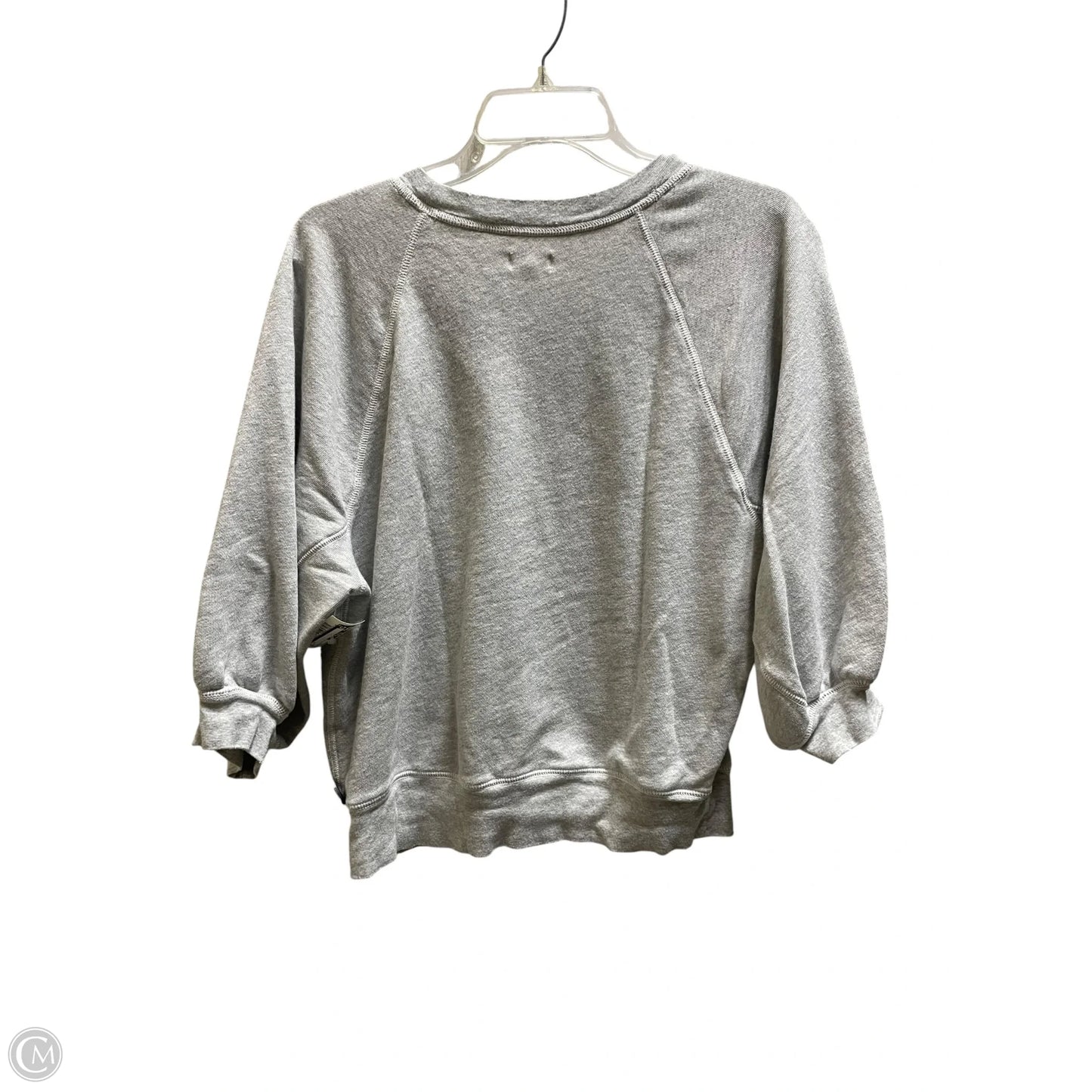 Top Long Sleeve By Aerie In Grey, Size: M