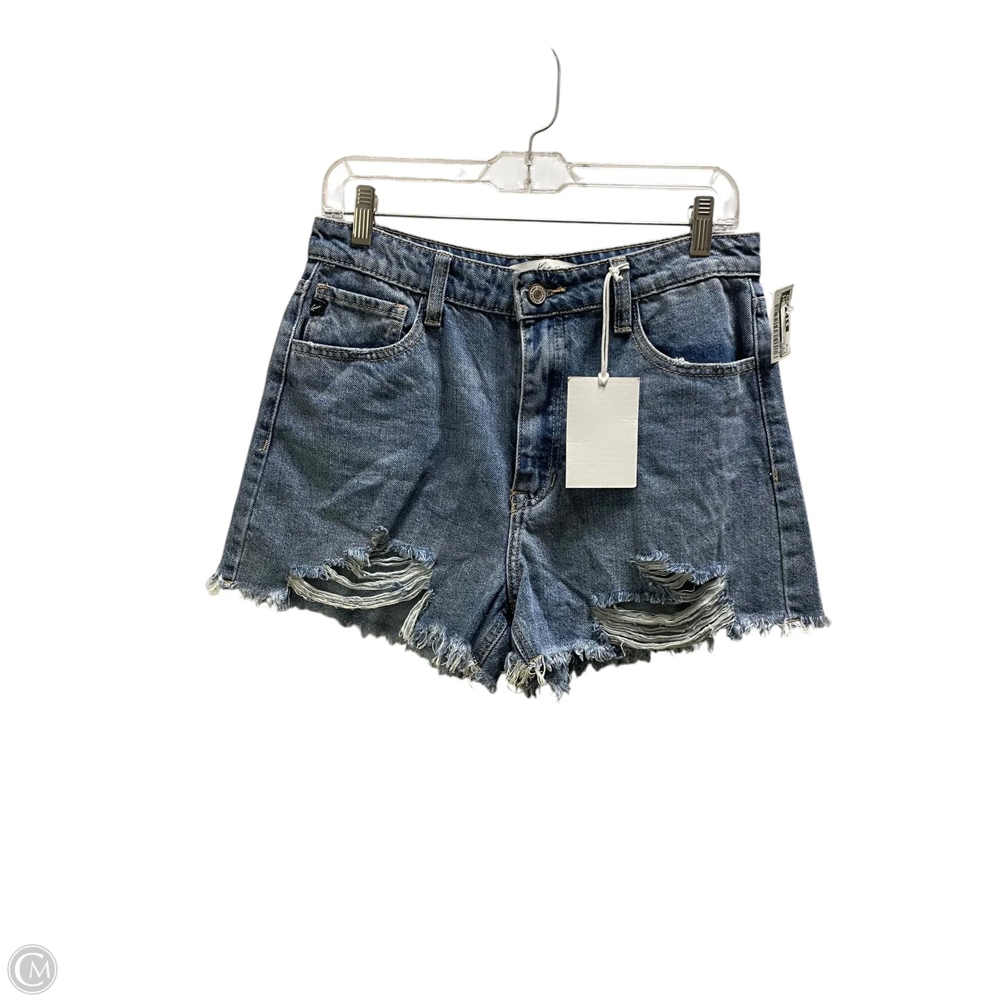 Shorts By Kancan In Blue Denim, Size: M
