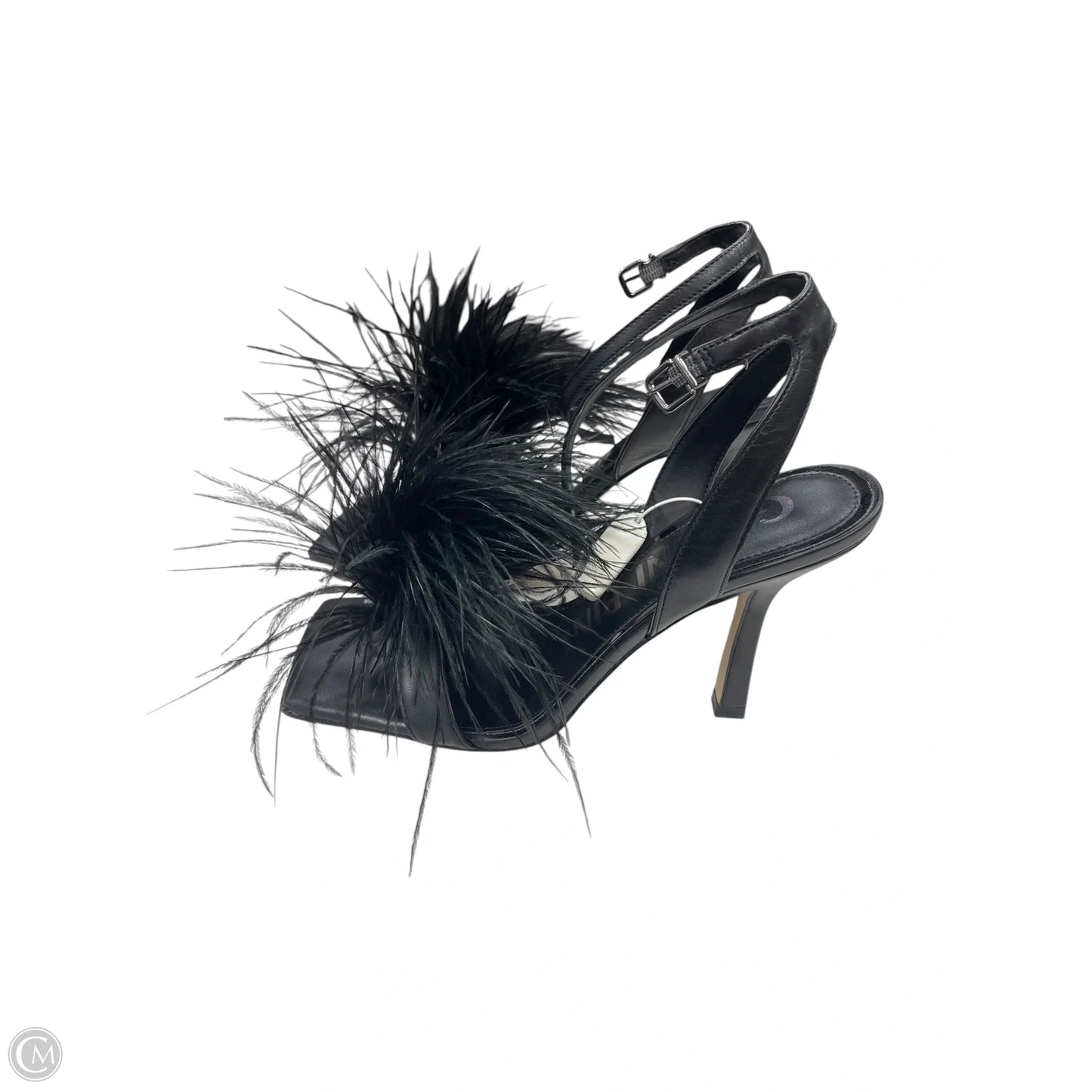 Sandals Heels Kitten By Gianni Bini In Black, Size: 8