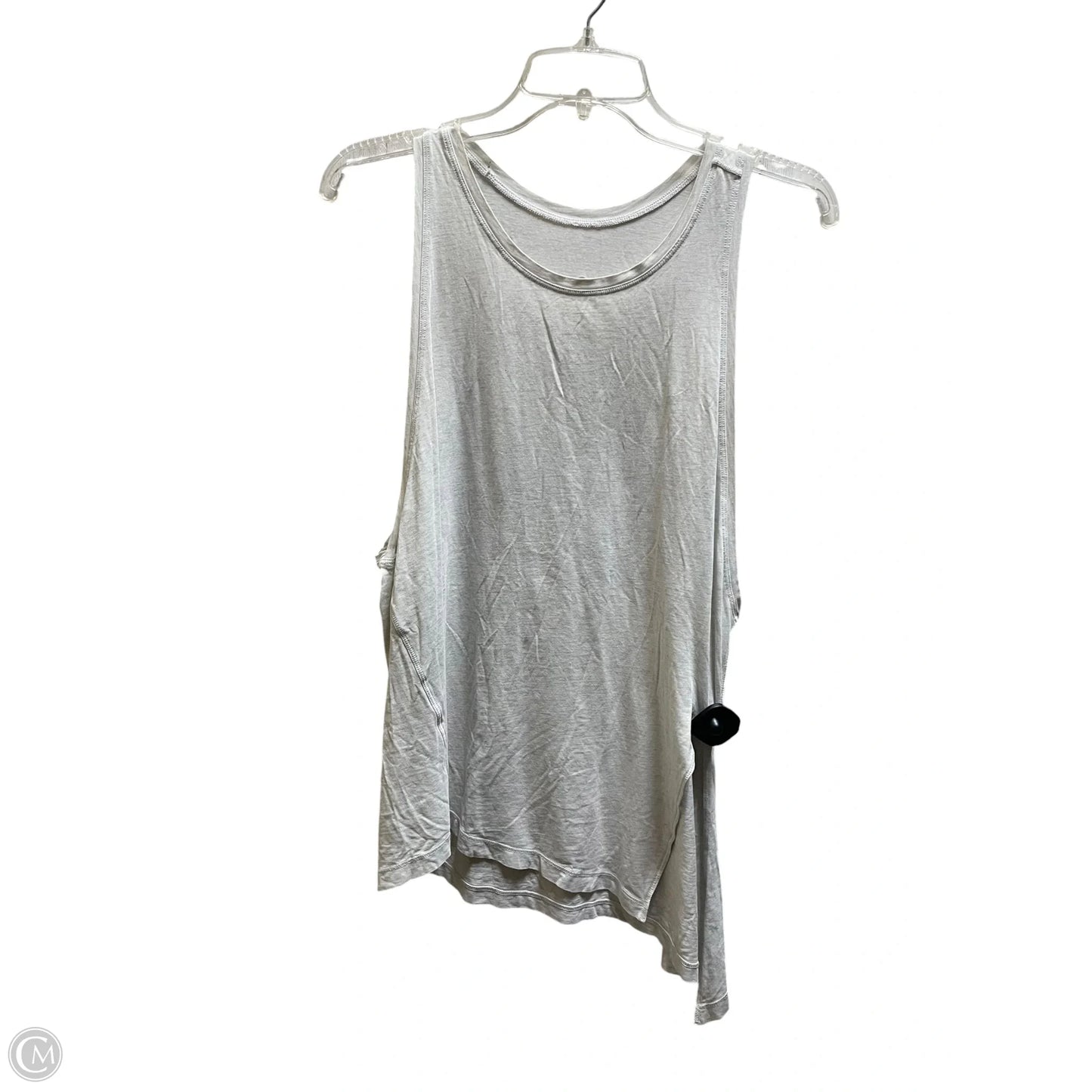 Athletic Tank Top By Lululemon In Grey, Size: M