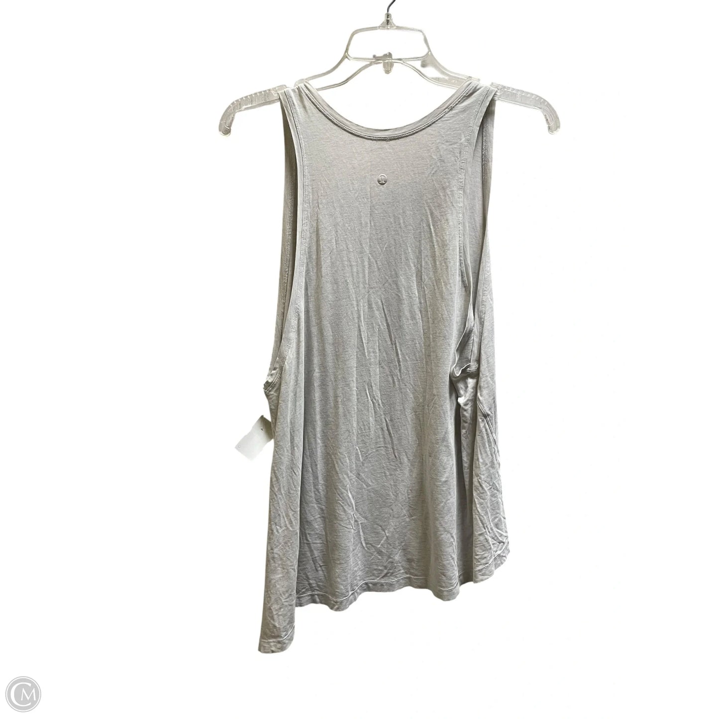Athletic Tank Top By Lululemon In Grey, Size: M