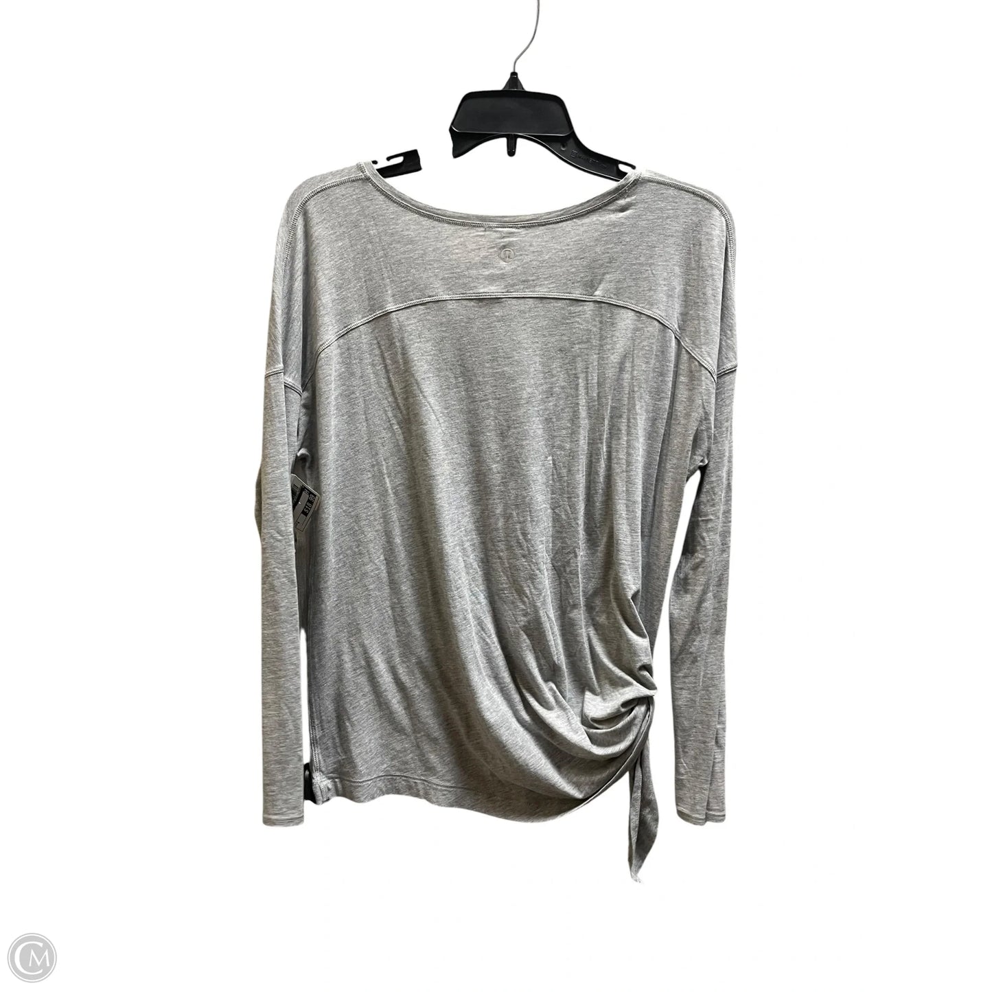 Top Long Sleeve By Lululemon In Grey, Size: 6