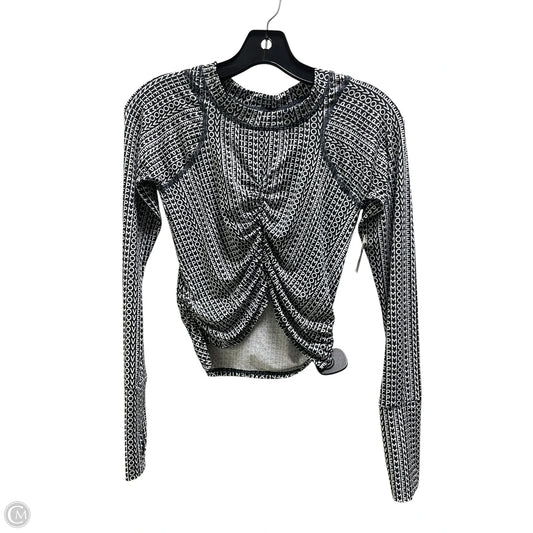 Athletic Top Long Sleeve Collar By Free People In Black, Size: Xs