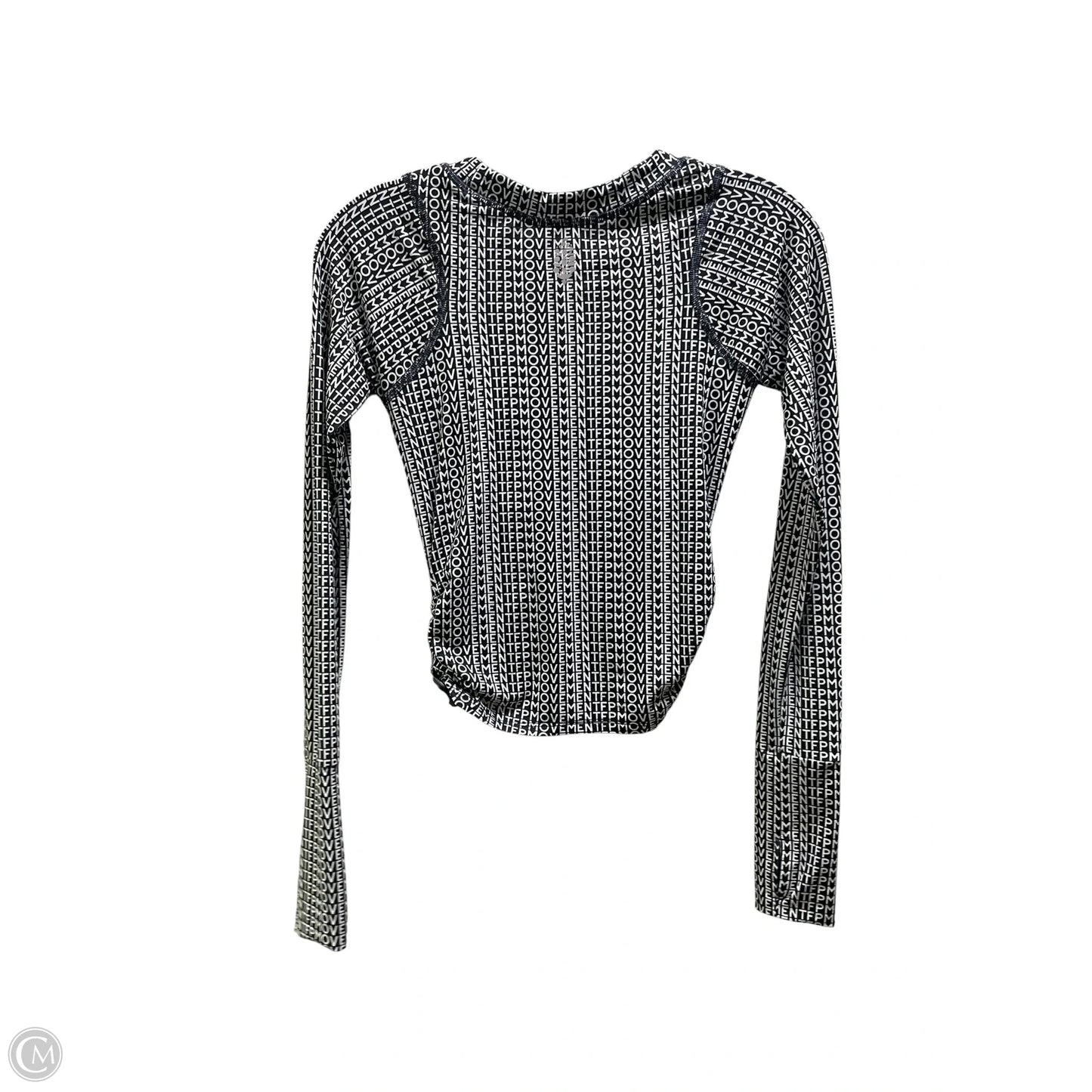 Athletic Top Long Sleeve Collar By Free People In Black, Size: Xs