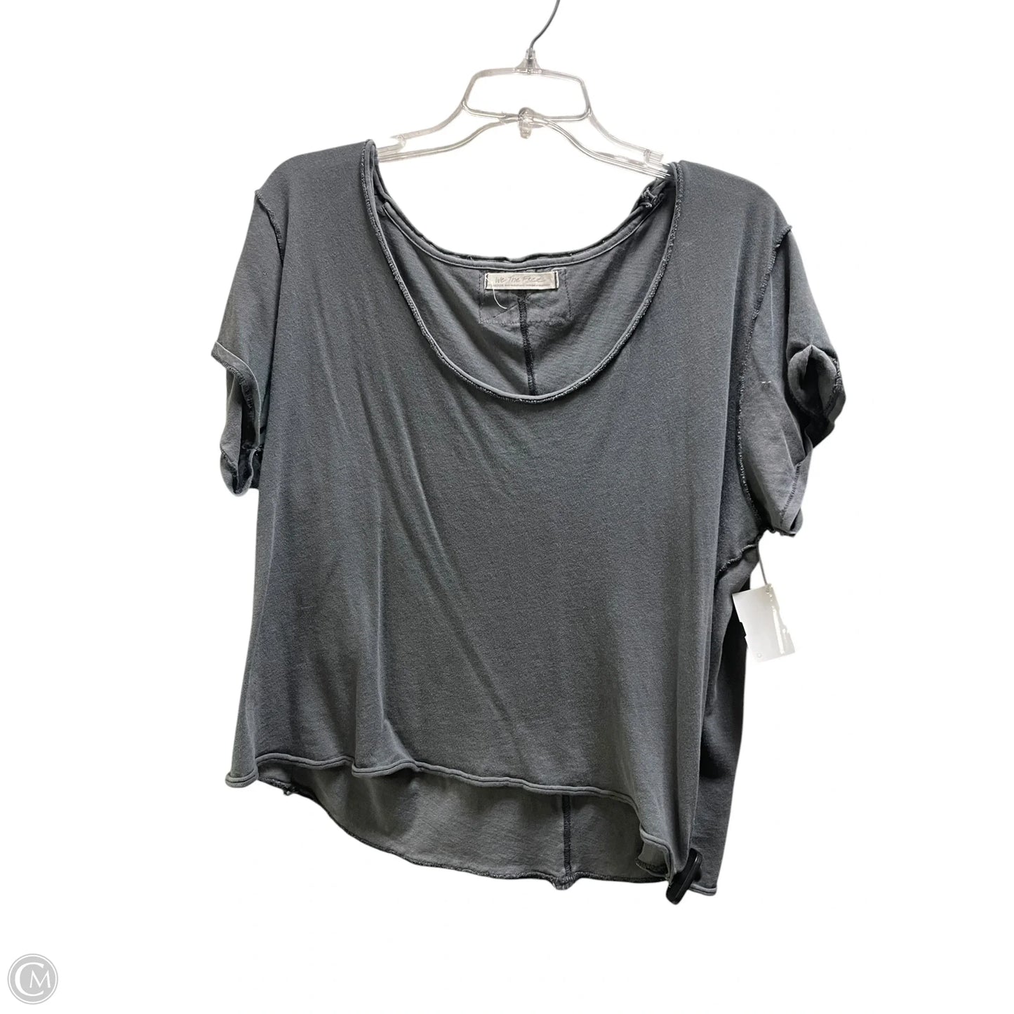 Top Short Sleeve By Free People In Grey, Size: M