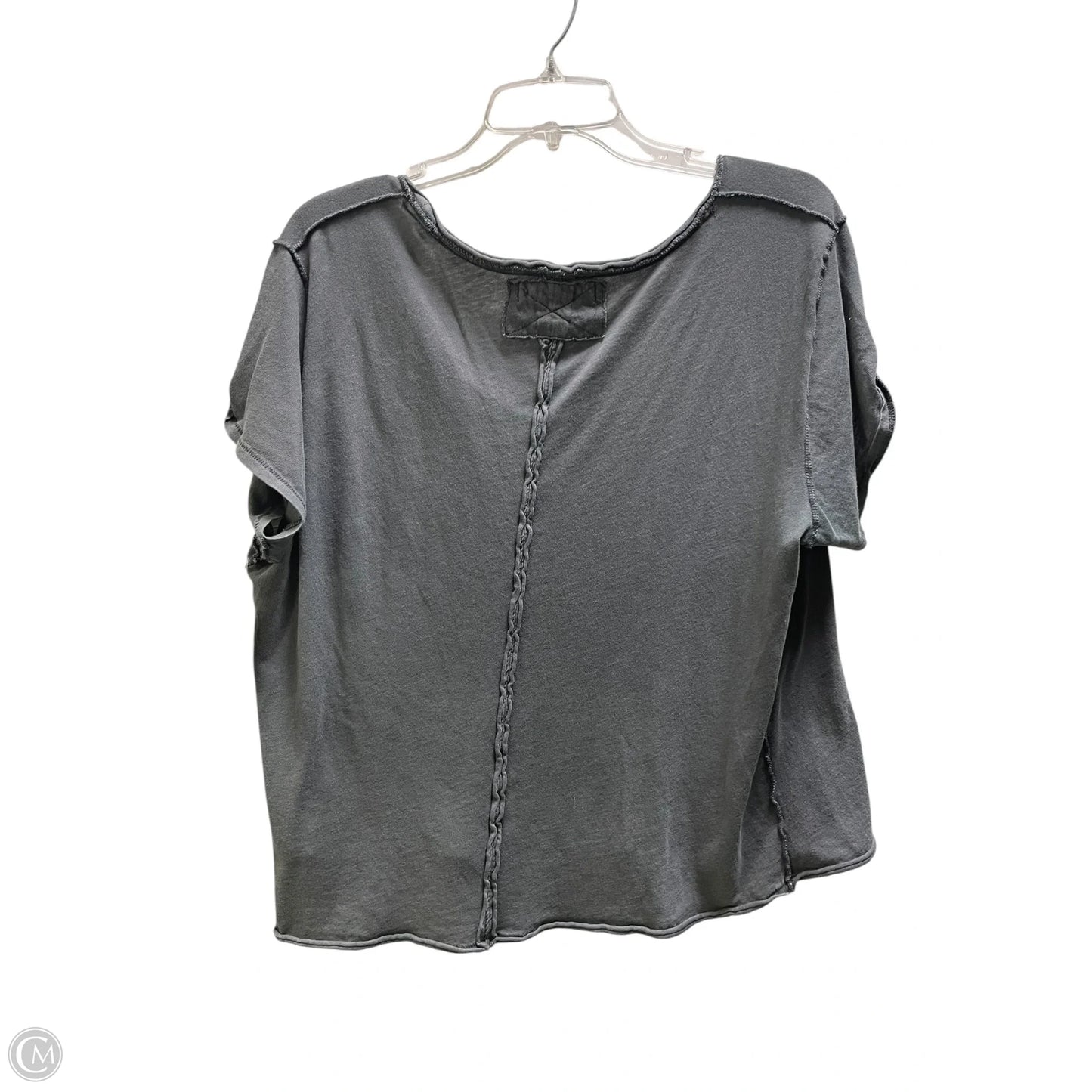 Top Short Sleeve By Free People In Grey, Size: M