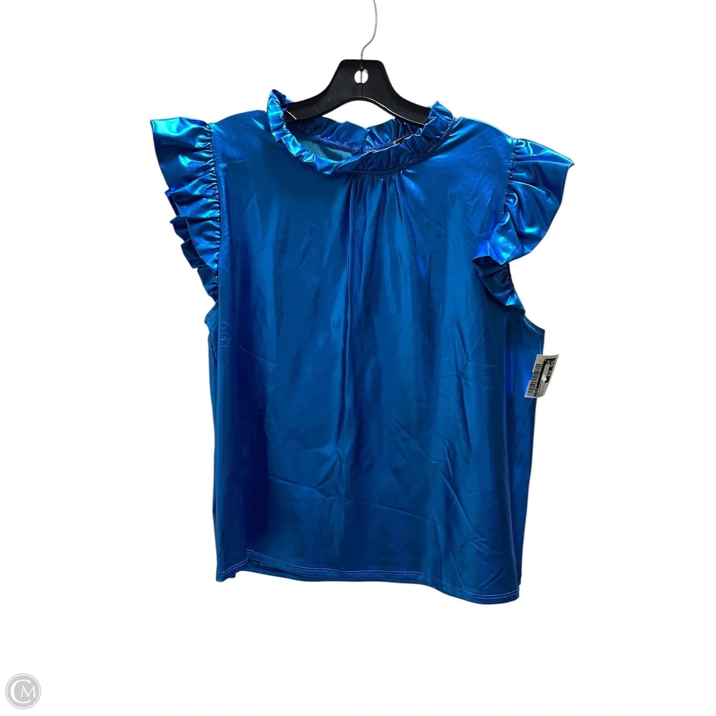 Top Sleeveless By Jodifl In Blue, Size: L